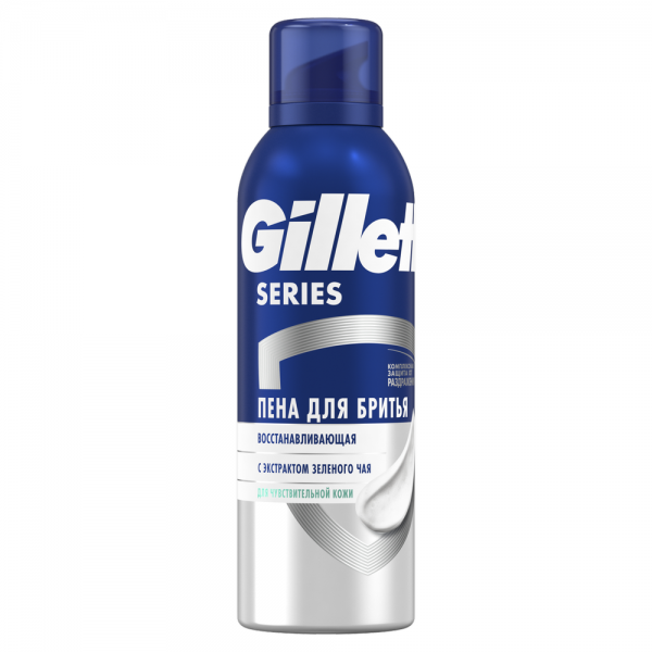 Пена для бритья восстанавливающая Gillette Series, 200 мл