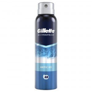 Аэрозольный дезодорант-антиперспирант Gillette Arctic Ice, 150 мл
