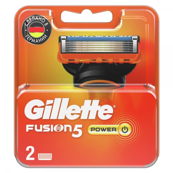 Сменные кассеты для бритья Gillette Fusion5 Power, 2 шт