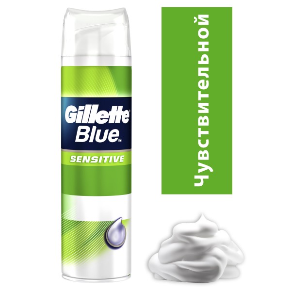 Гель для бритья Gillette Satin Care для чувствительной кожи, 200 мл