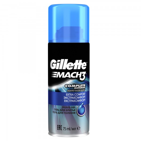 Гель для бритья Gillette Mach3 Complete Defense Extra Comfort, 75 мл