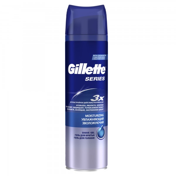 Гель для бритья Gillette Series Moistening, 200 мл купить в официальном ...