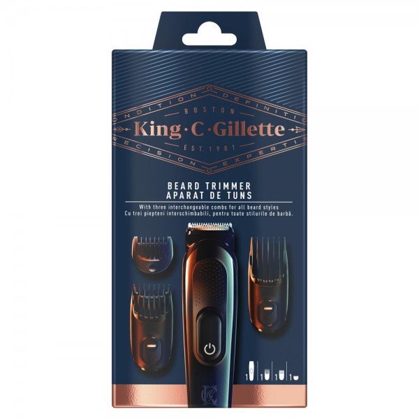 Триммер для бороды King C. Gillette технологии Braun