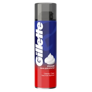 Пена для бритья Gillette Classic Clean, 200 мл