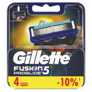 ПОДПИСКА Сменные кассеты для бритья Gillette Fusion5 ProGlide, 4 шт