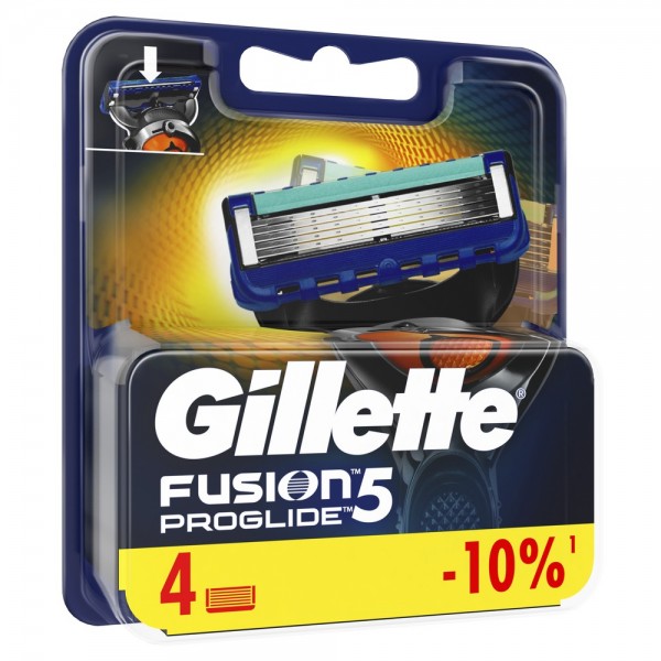 Сменные кассеты для бритья Gillette Fusion5 ProGlide, 4 шт