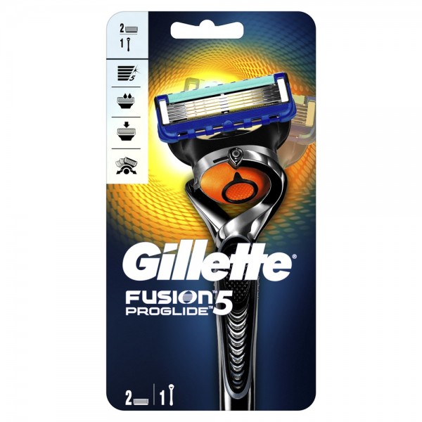Подарочный набор Gillette Fusion5 ProGlide (бритва+1кас+гель+travel case)