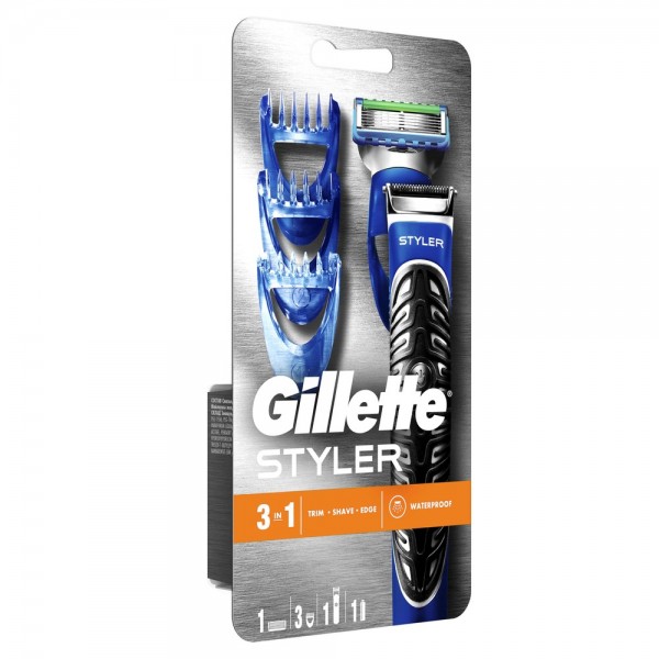 Мужская универсальная бритва-стайлер для бороды Gillette Styler 3 в 1