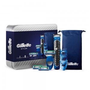 Подарочный набор Gillette Styler в металлической коробке