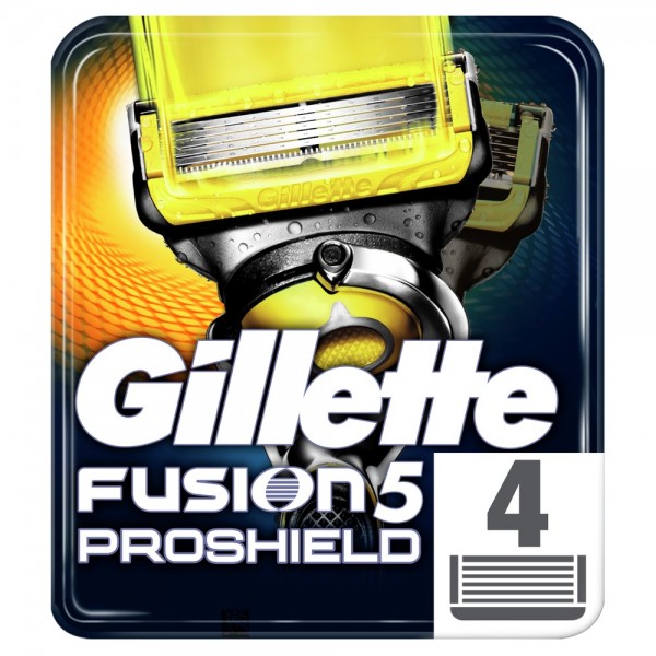 Сменные кассеты для бритья Gillette Fusion5 ProShield, 4 шт 