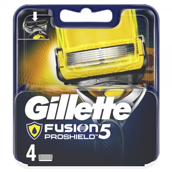 Сменные кассеты для бритья Gillette Fusion5 ProShield, 4 шт 