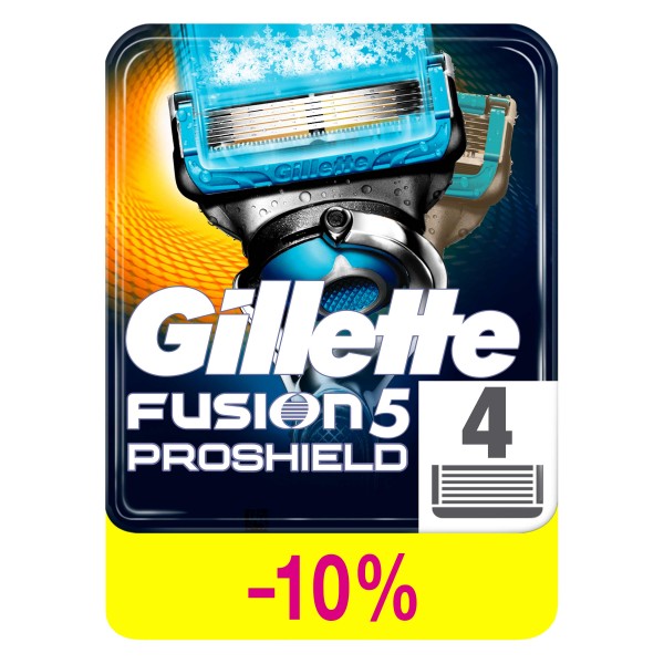 Сменные кассеты для бритья Gillette Fusion5 ProShield Chill, 4 шт 