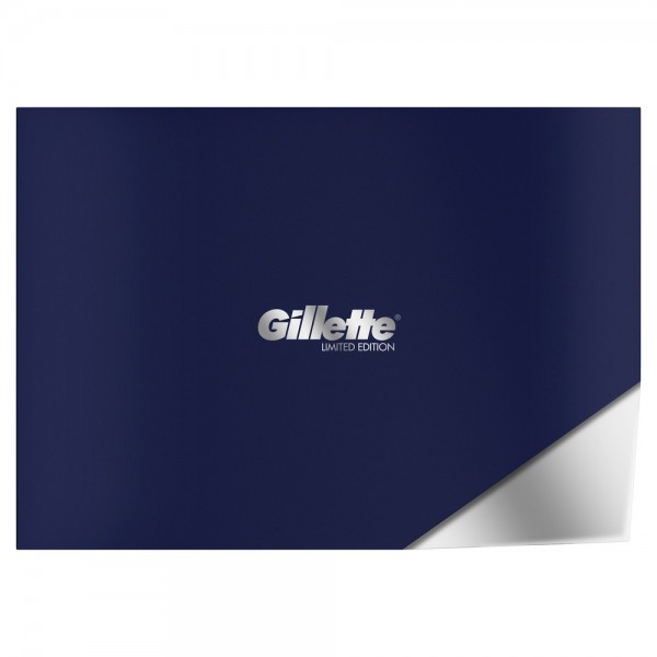 Подарочный набор Gillette Fusion5 ProShield Chill Limited Edition (бритва+4кас+гель+подставка)