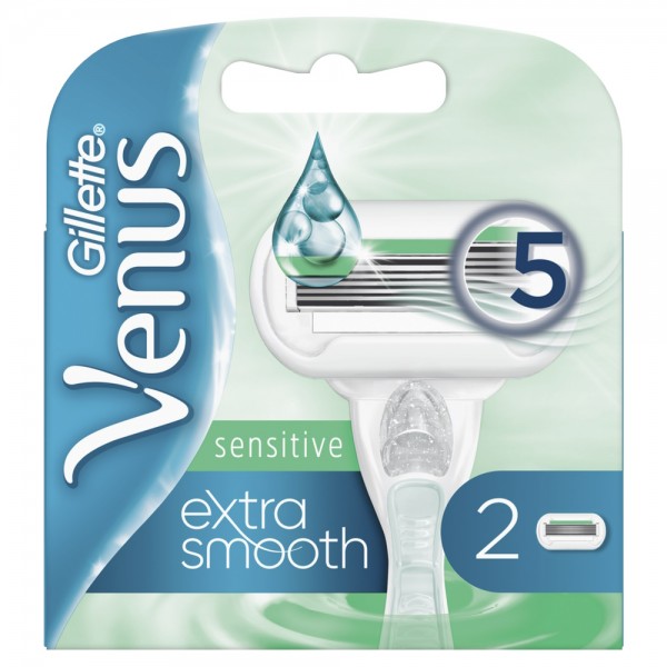 Сменные кассеты для бритья Gillette Venus Extra Smooth Sensitive, 2 шт