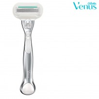 Женская бритва Gillette Venus Extra Smooth Platinum с металлической ручкой