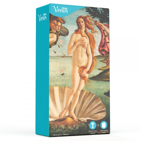 Подарочный набор с женской бритвой Gillette Venus Snap Embrace