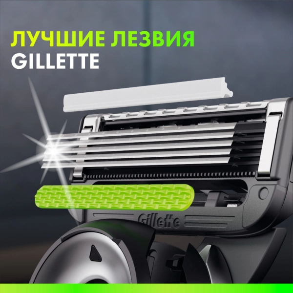 Сменные кассеты для бритья Gillette Labs, 5 шт
