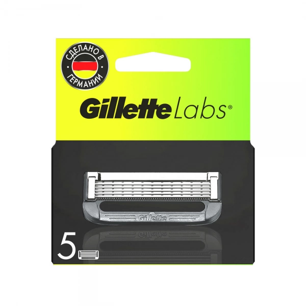 Сменные кассеты для бритья Gillette Labs, 5 шт
