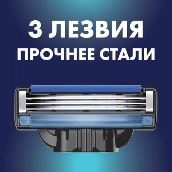 Подарочный набор Gillette Mach3 Бритва с 1 сменной кассетой + Пена для бритья Gillette Series успокаивающая, 200мл