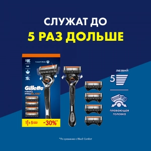 Подарочный набор Gillette Fusion5 ProGlide Flexball Бритвенный станок с 1 кассетой Fusion5 ProGlide Flexball + 4 кассет Fusion5 ProGlide Flexball