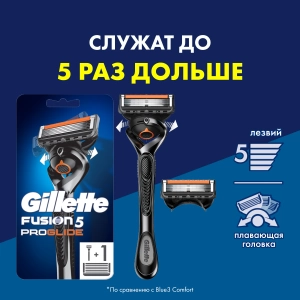 Бритвенный станок Gillette Fusion5 ProGlide с 2 сменными кассетами