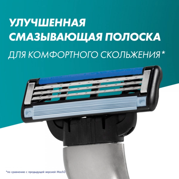 Сменные кассеты для бритья Gillette Mach3, 18 шт