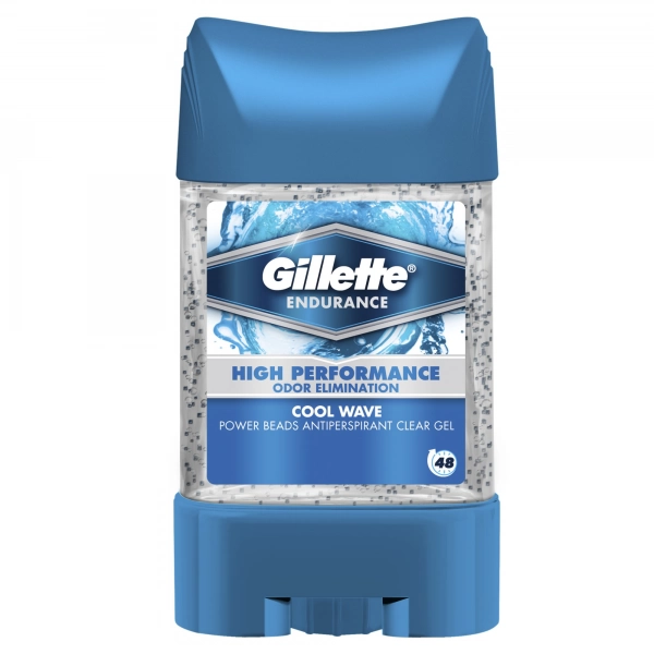 Гелевый дезодорант-антиперспирант Gillette Power Beads Cool Wave, 75 мл