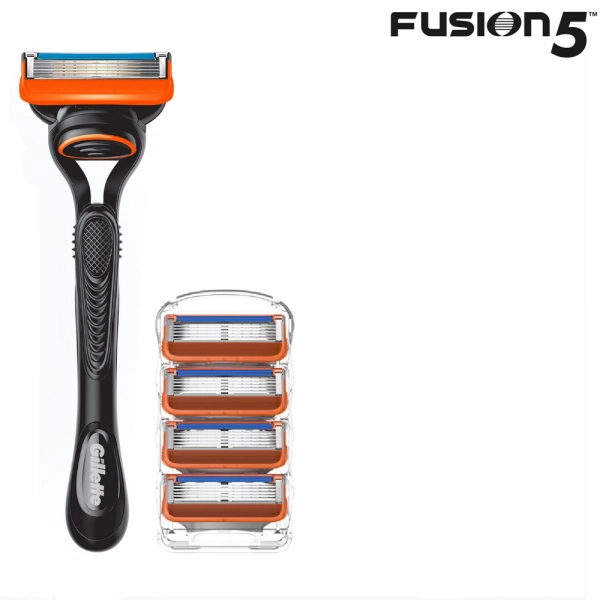 Бритвенный станок Gillette Fusion5 + 4 сменные кассеты Fusion5