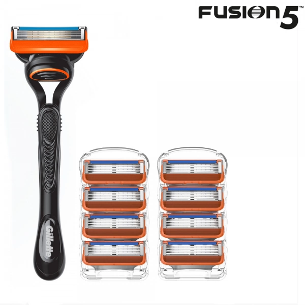 Бритвенный станок Gillette Fusion5 + 8 сменных кассет Fusion5 