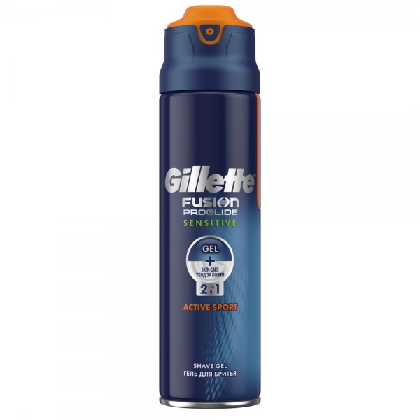 Гель для бритья Gillette Fusion ProGlide Sensitive Active sport