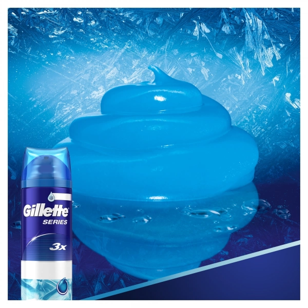 Гель для бритья Gillette Series Sensitive Cool, 200 мл