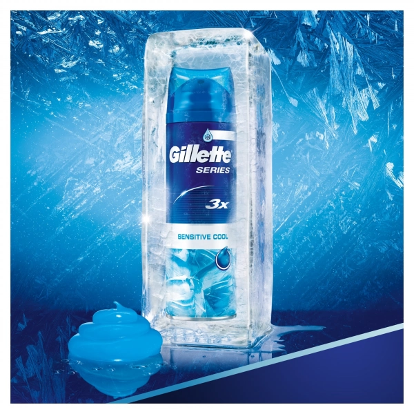 Гель для бритья Gillette Series Sensitive Cool, 200 мл