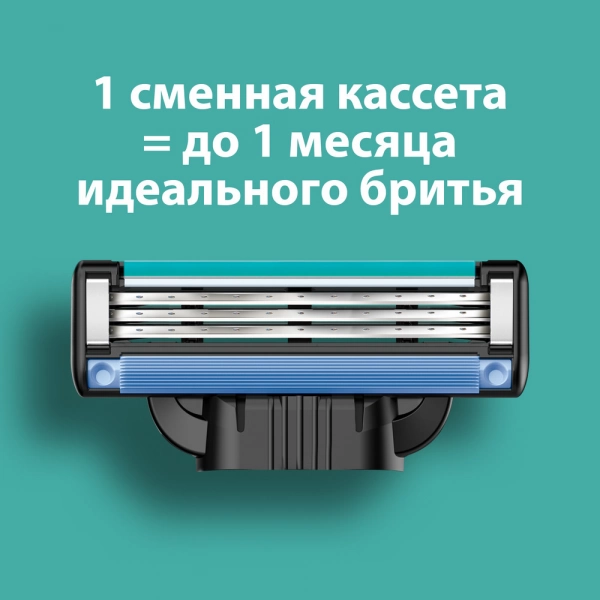 Подарочный набор Gillette Mach3 + гель для бритья 75 мл + чехол