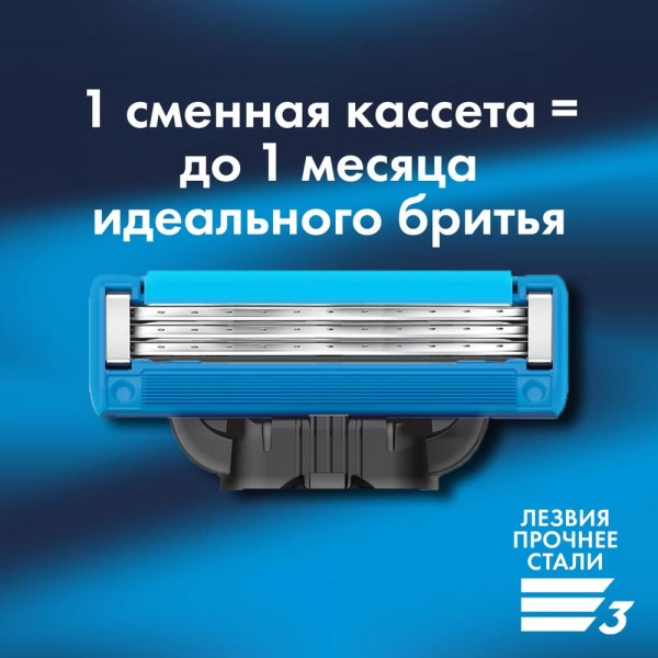 Подарочный набор Gillette Mach3 Turbo с 1 сменной кассетой и гелем для бритья Масло Какао