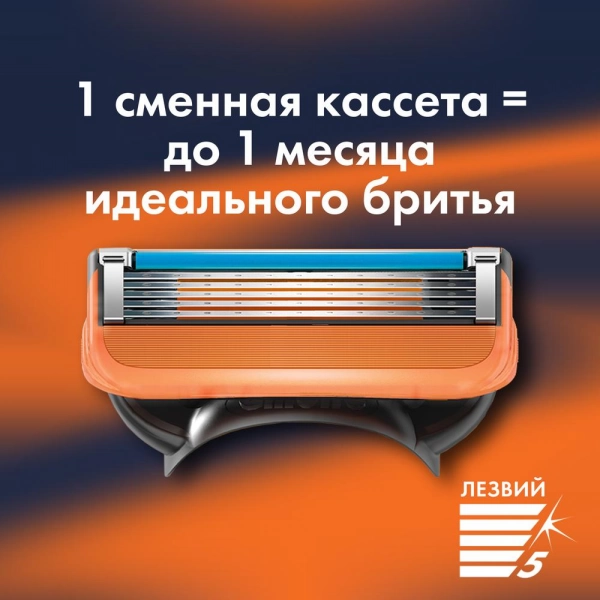 Подарочный набор Gillette Fusion с 1 кассетой и успокаивающей пеной для бритья GILLETTE