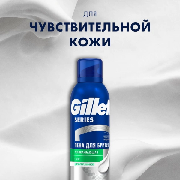 Подарочный набор Gillette Fusion с 1 кассетой и успокаивающей пеной для бритья GILLETTE