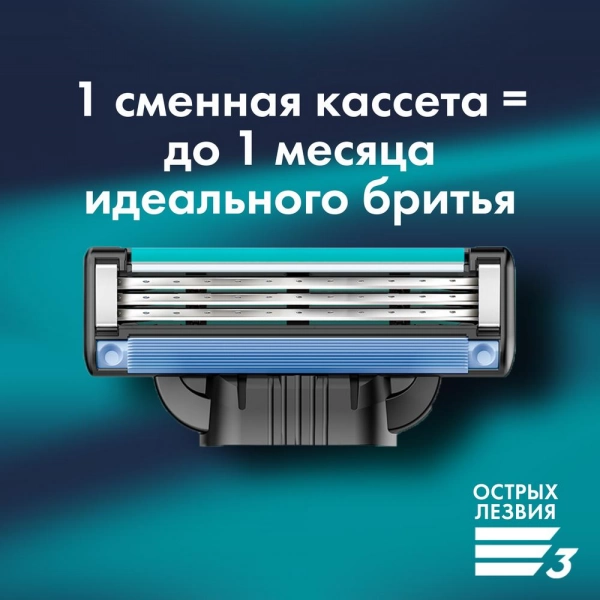 Подарочный набор Gillette Mach3 с 1 сменной кассетой и шампунем Head and Shoulders