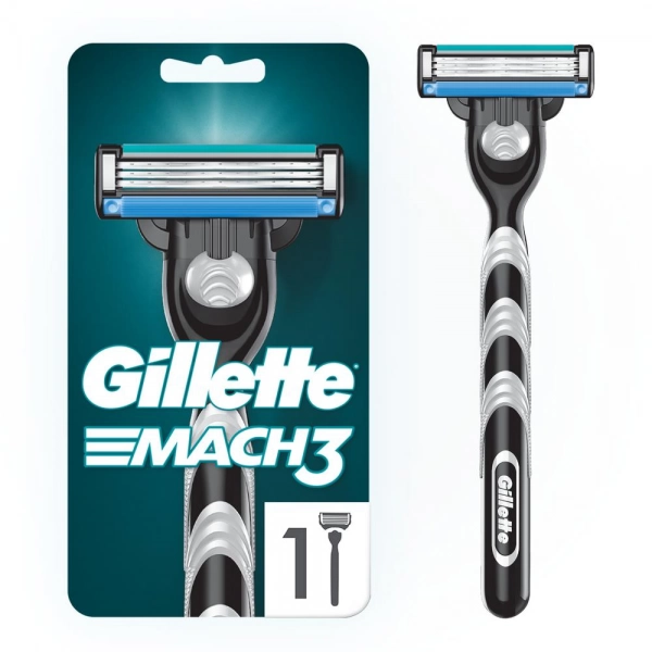 Бритвенный станок Gillette Mach3 + 8 сменных кассет Mach3