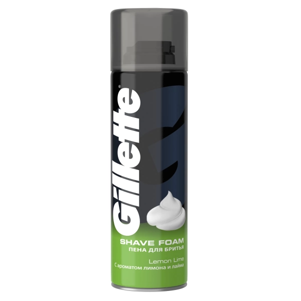 Пена для бритья Gillette Classic Lemon Lime, 200 мл