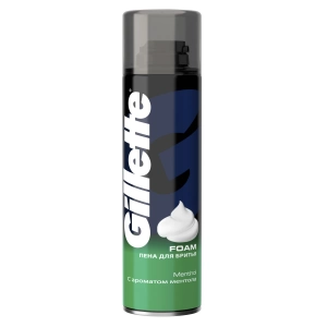 Пена для бритья Gillette Classic Menthol, 200 мл