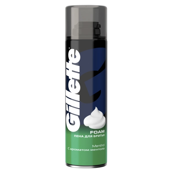 Пена для бритья Gillette Classic Menthol, 200 мл