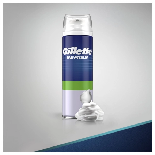 Пена для бритья Gillette Series Sensitive, 2х250 мл