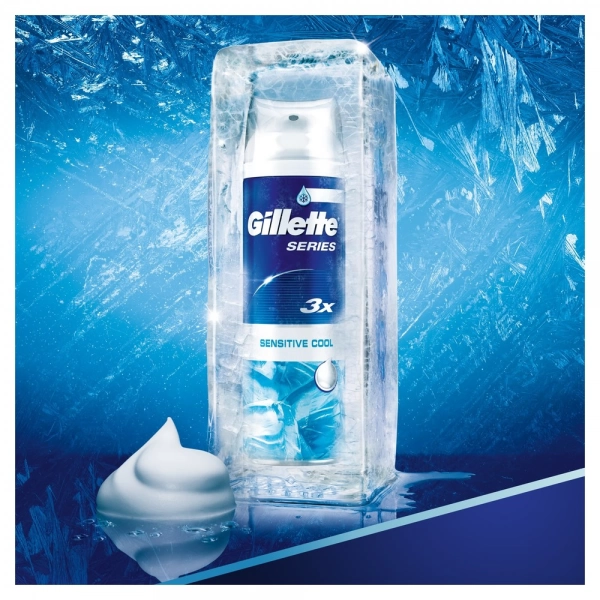 Пена для бритья Gillette Series Sensitive Cool, 250 мл