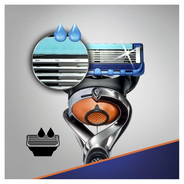 Подарочный набор Gillette Бритва Fusion5 ProGlide + Sensitive гель для бритья 75 мл