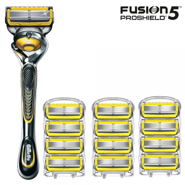 Бритвенный станок Gillette Fusion5 ProShield + 12 сменныx кассет Fusion5 ProShield