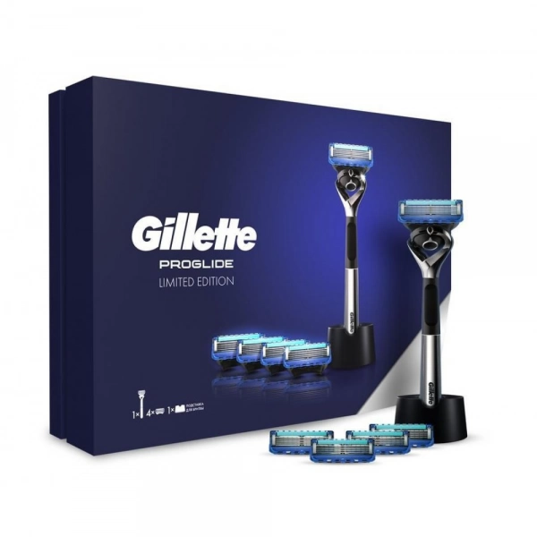 Подарочный набор Gillette Fusion Proglide Limited Edition с подставкой для бритвы в премиальной подарочной упаковке