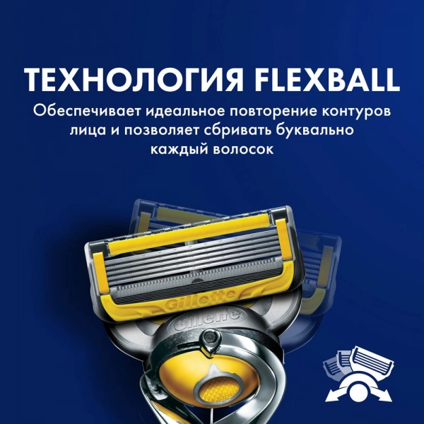 Сменные кассеты для бритья Gillette Fusion5 ProShield, 2 шт 