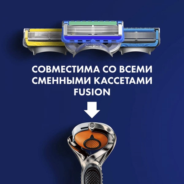 Бритвенный станок Gillette Fusion5 Proglide с 10 сменными кассетами