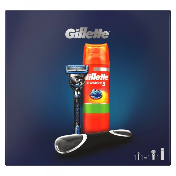 Подарочный набор Gillette Fusion5 ProShield Chill (бритва+гель+дорожный чехол)