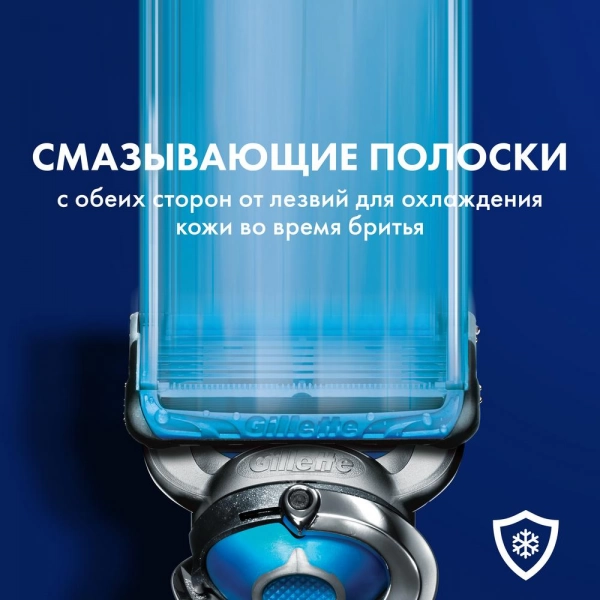 Бритвенный станок Gillette Fusion5 ProShield Chill + 12 сменных кассет Fusion5 ProShield Chill